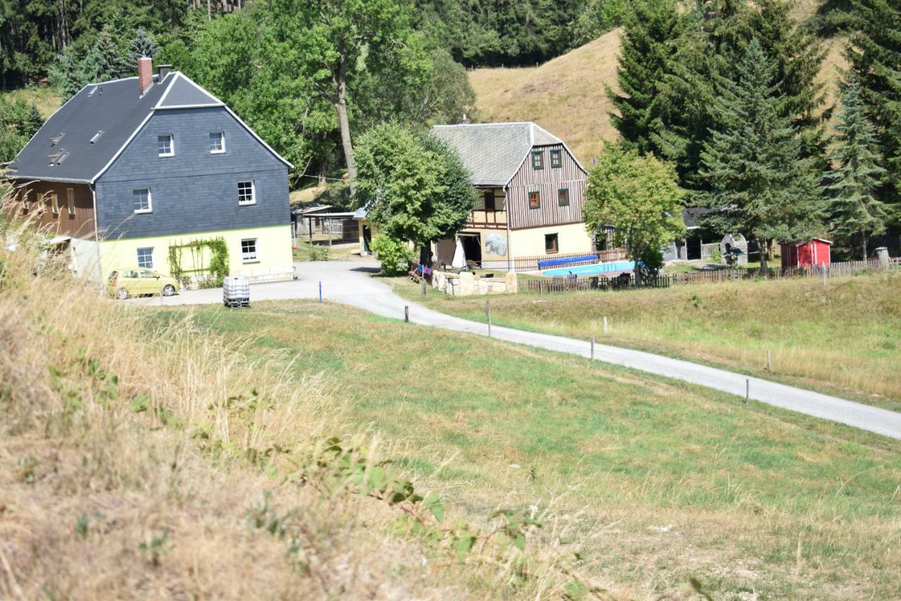 Ferienwohnung Waldmuehle Saupsdorf エクステリア 写真