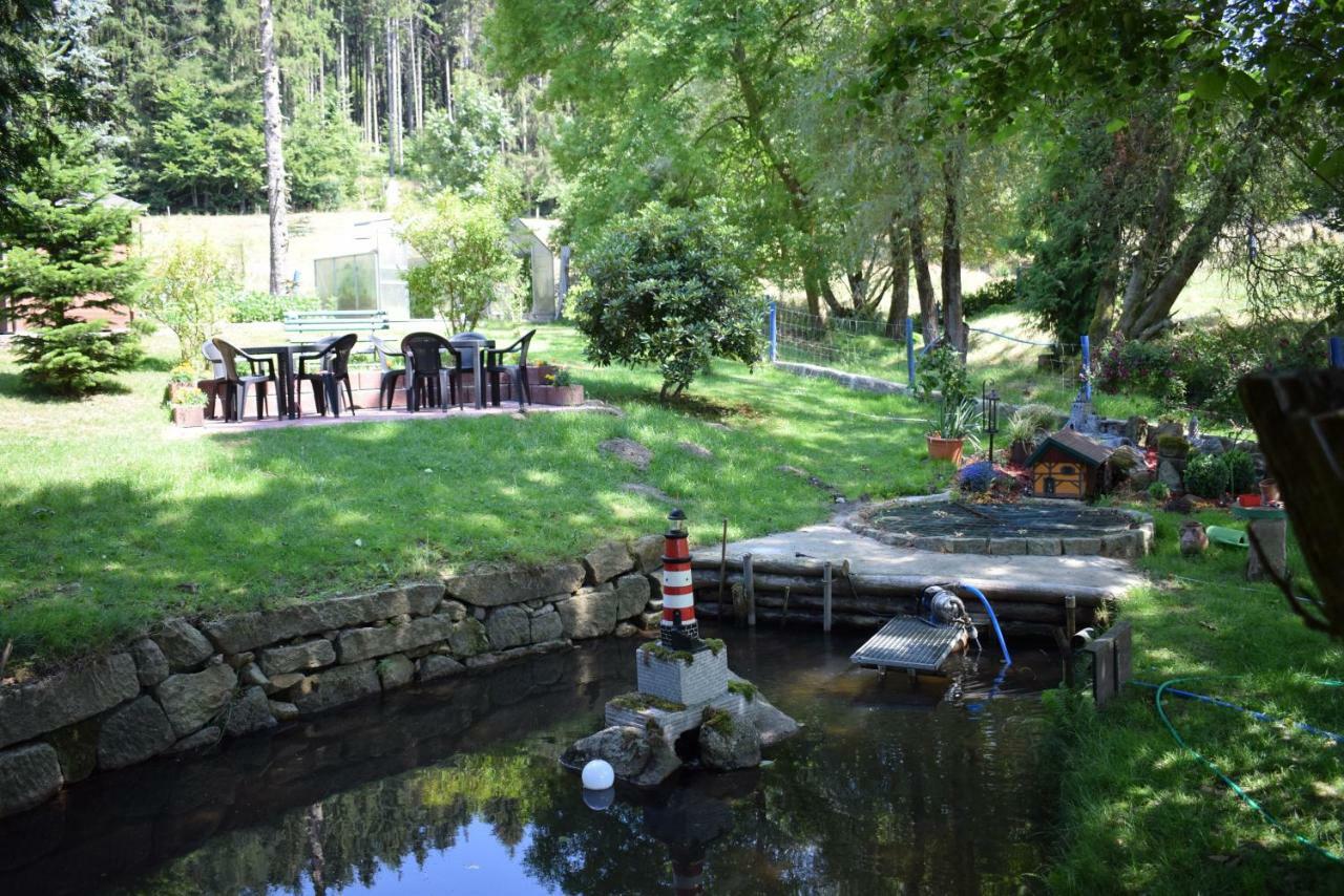 Ferienwohnung Waldmuehle Saupsdorf エクステリア 写真